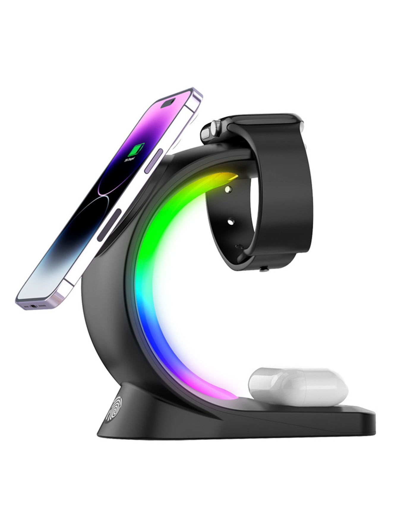 Three-in-one magnetic wireless charger