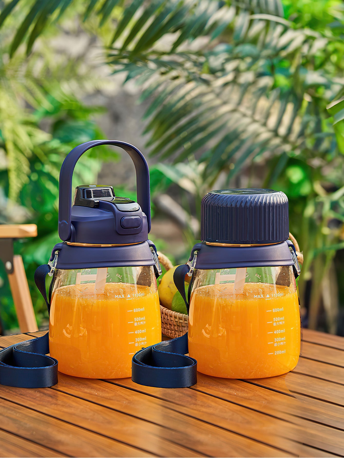 TON TON Cup: Versatile 10-Blade Juicer Jug Portable and large capacity- 2 Colours