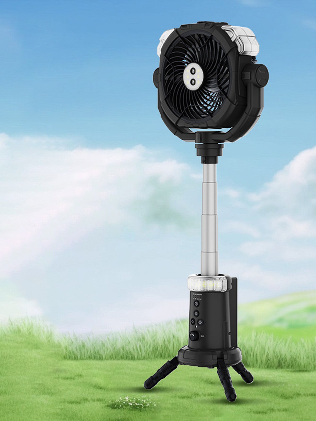 Outdoor camping spray fan