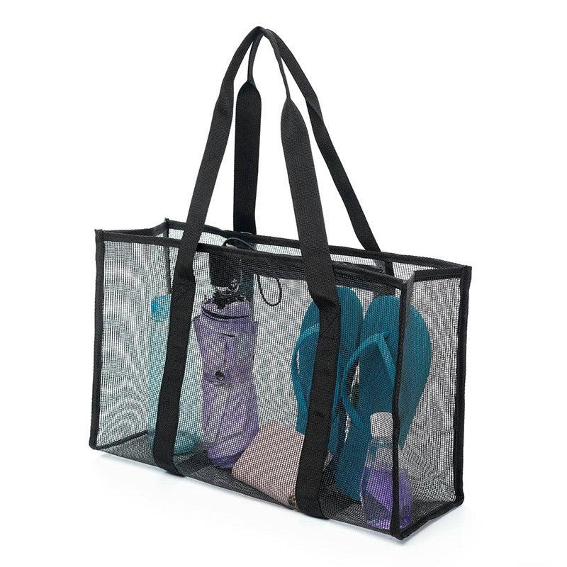 Minimalist mesh beach bag