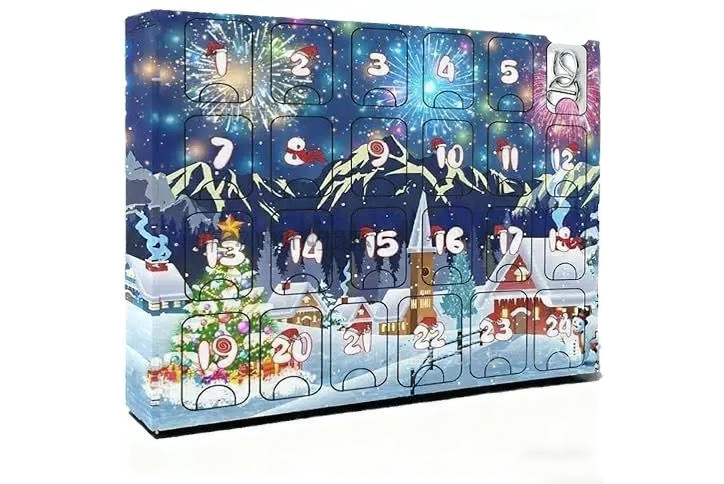 **Luban Lock Christmas Advent Calendar Educational Blind Box Set (24 Pieces)**