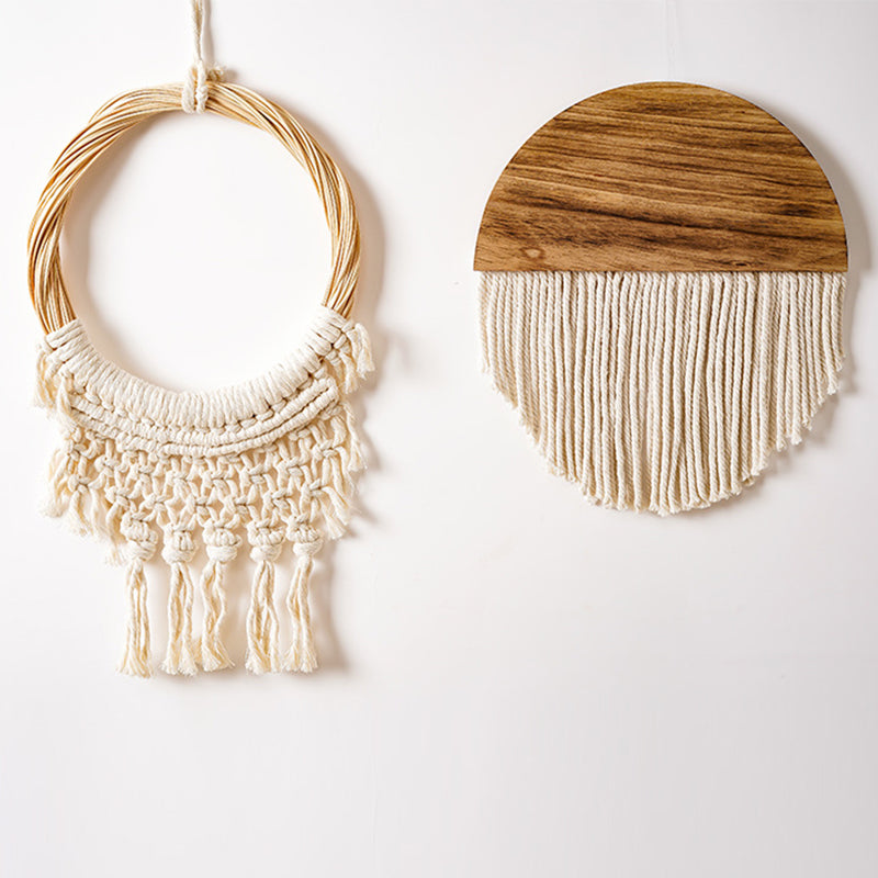 Simple tassel tapestry