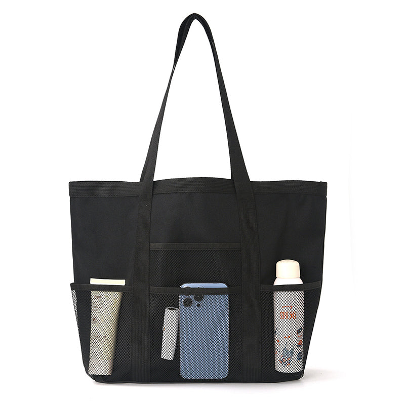 Foldable mesh beach bag