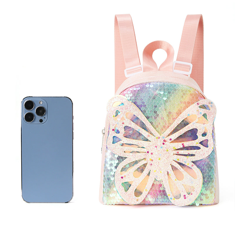 Sequined backpack