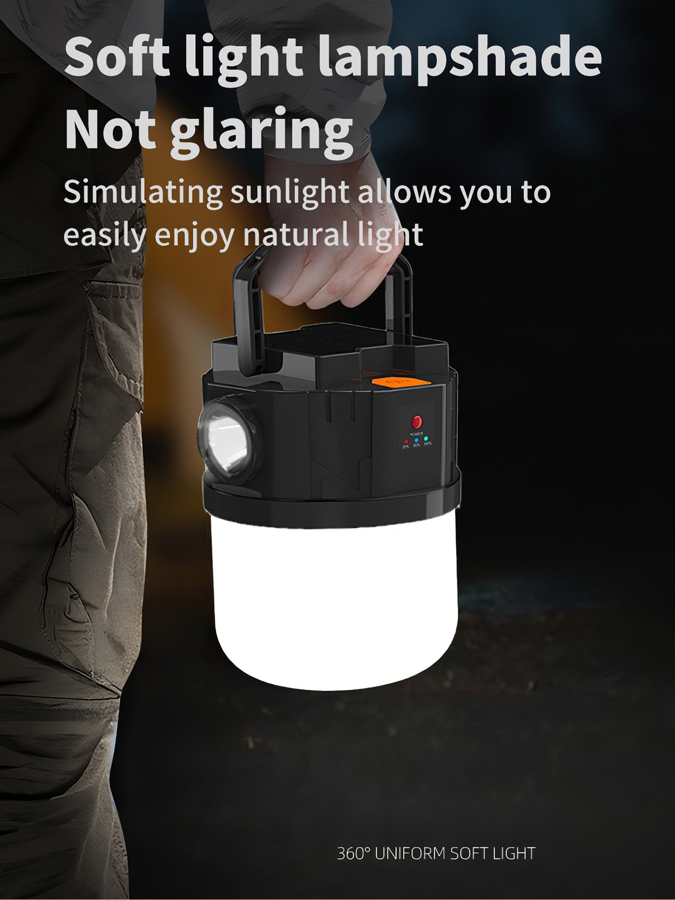 Ultra-Bright Multi-Purpose LED Camping Light with Solar Charging - 4 Style
