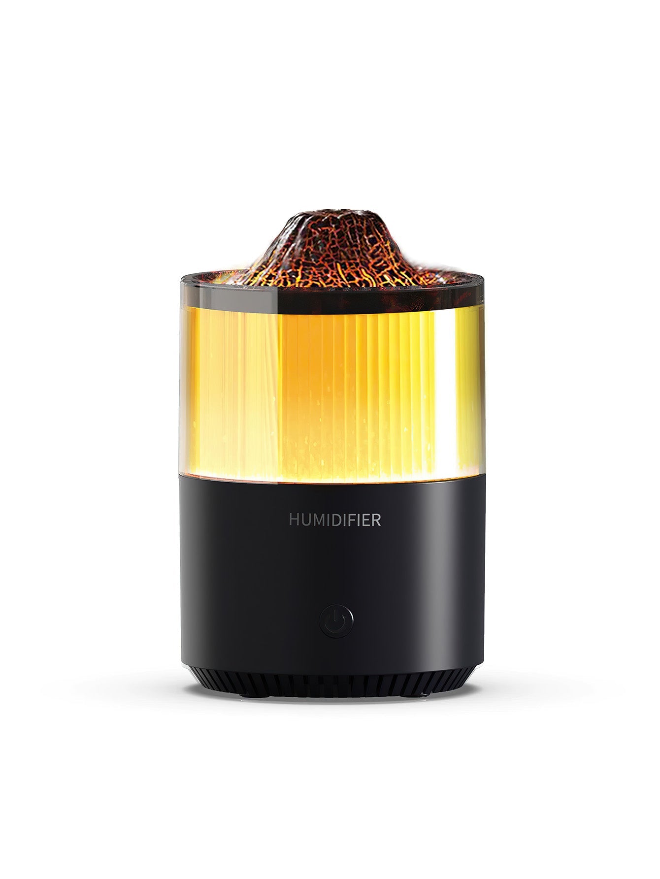 Volcanic Rock Night Light Aroma Diffuser with Flame Effect - 2 Colours