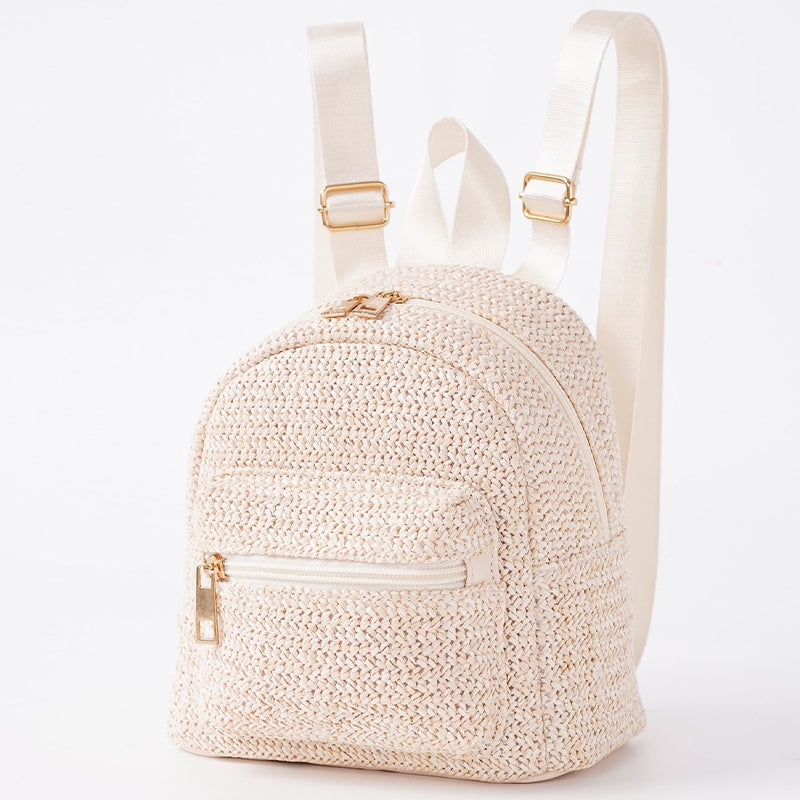Straw backpack