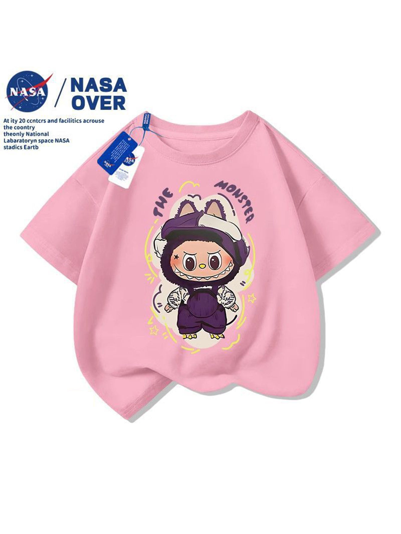 Labubu children's cotton short-sleeved T-shirt