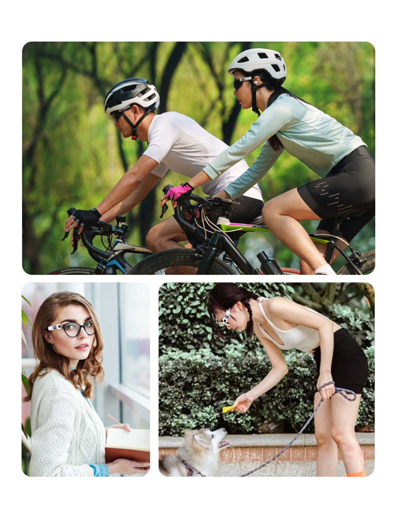 Glasses Sports Camera 1080P HD