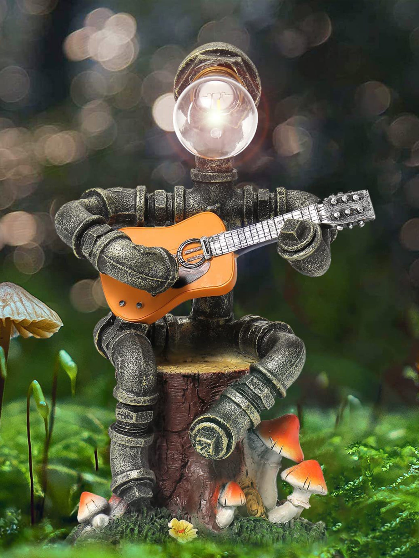Solar Garden Statue