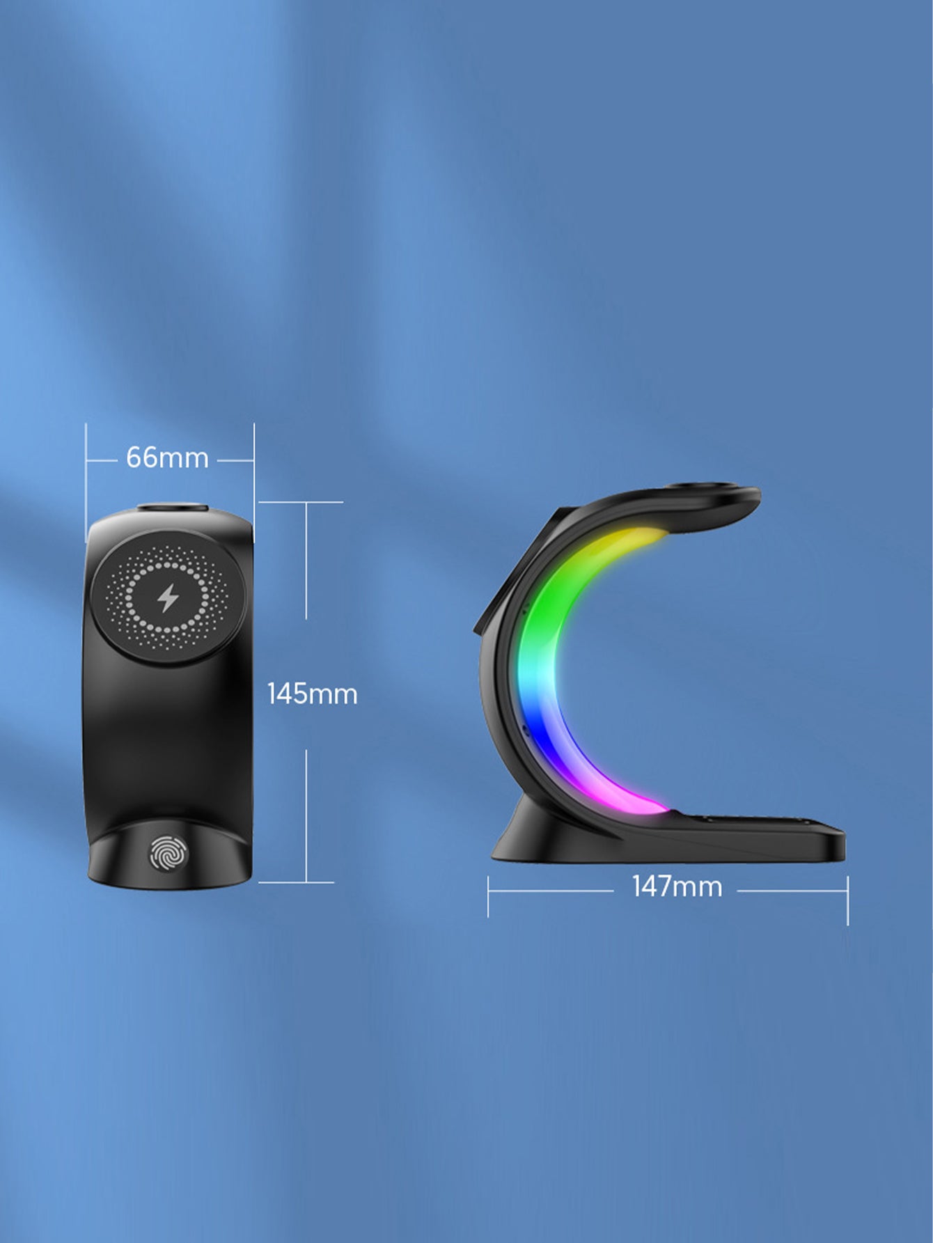 Three-in-one magnetic wireless charger