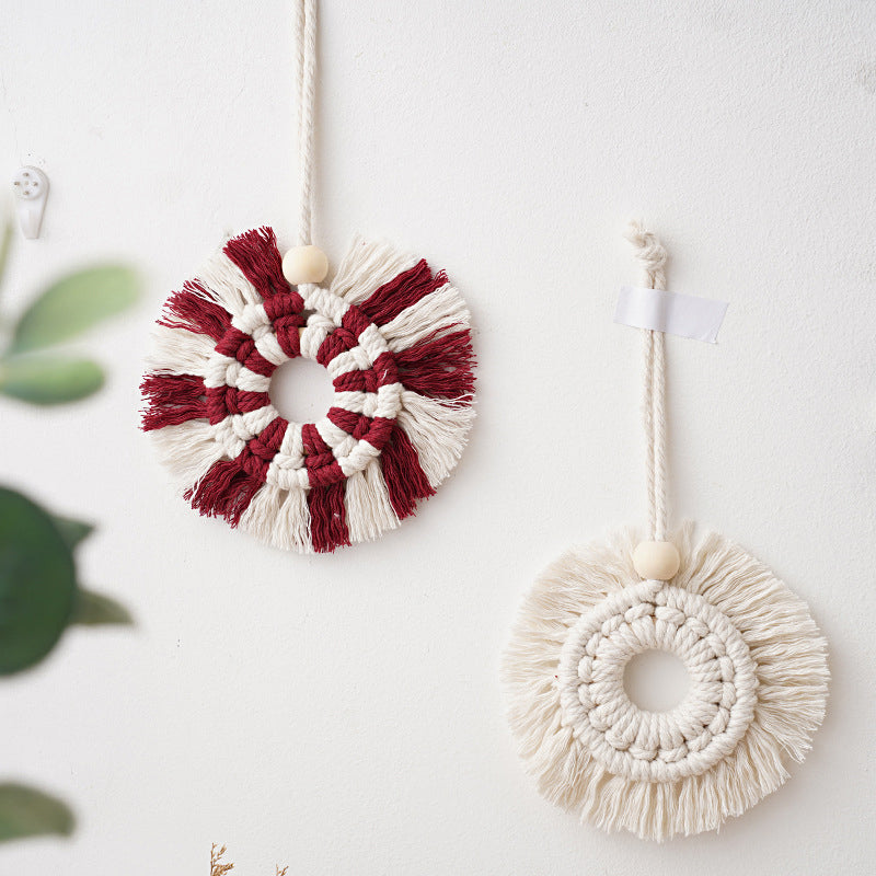 Hand-woven Bohemian ornaments
