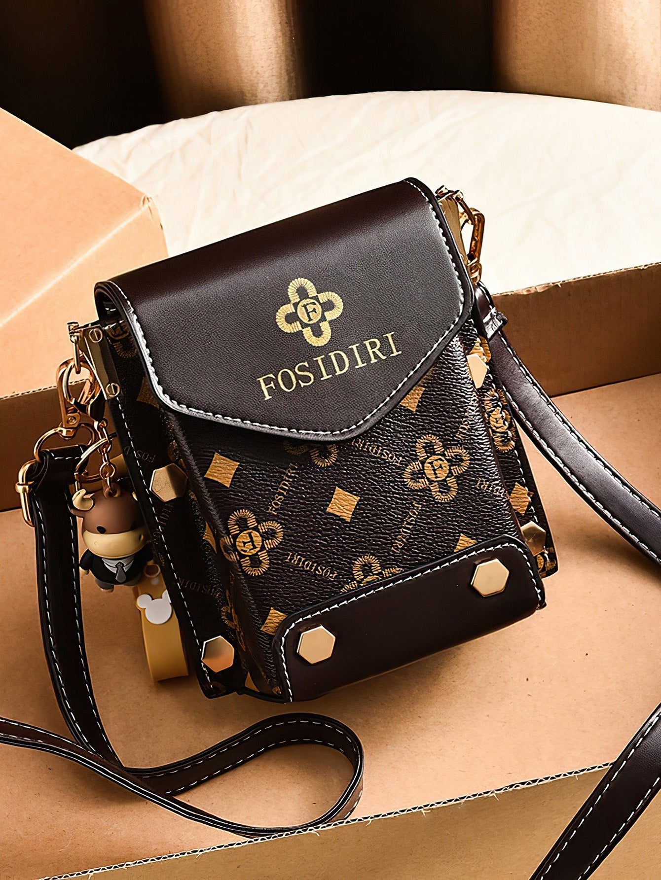 Vintage-Inspired Mini Phone Crossbody Bag: Sweet Functional - 9 Colours