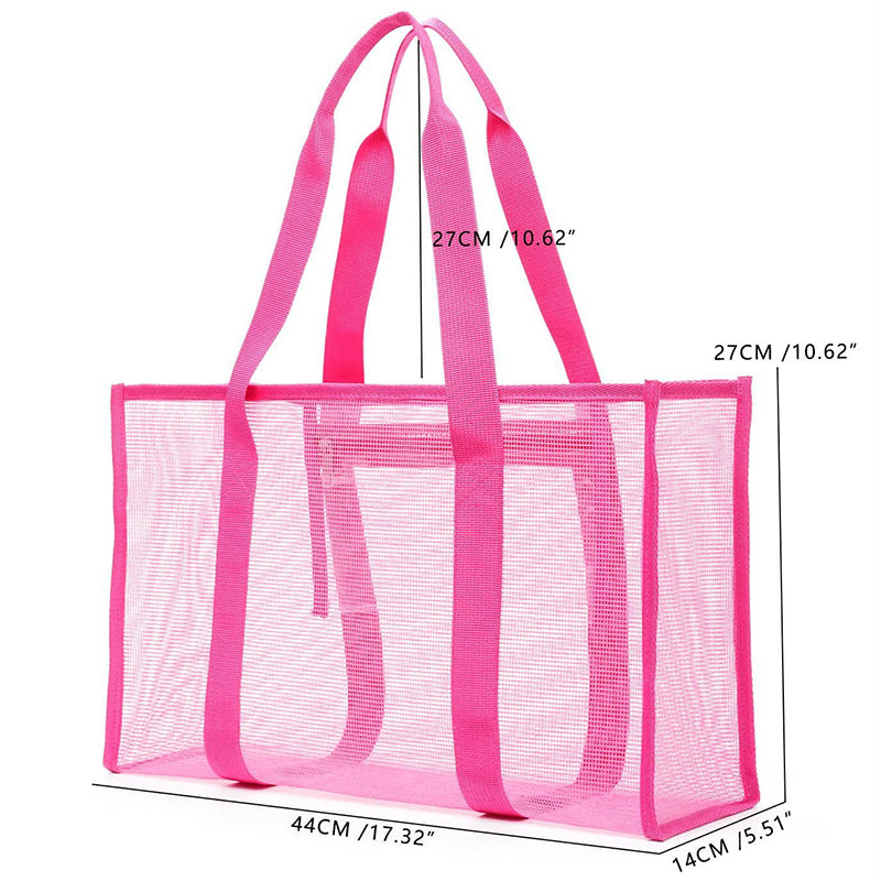 Minimalist mesh beach bag