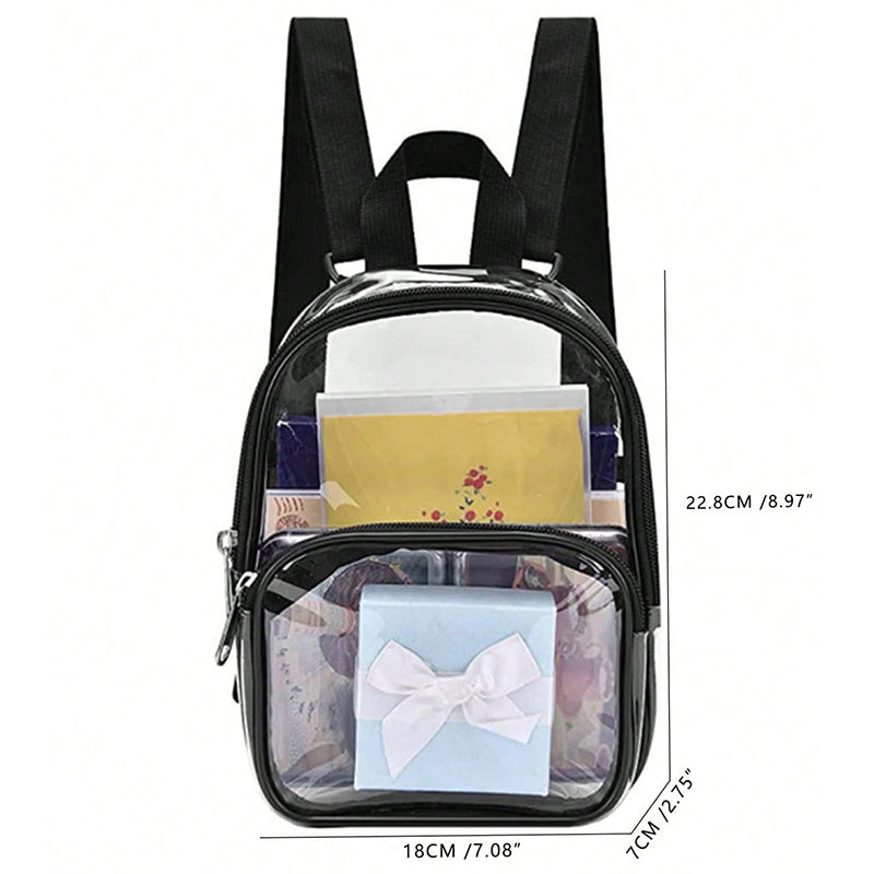 Transparent backpack
