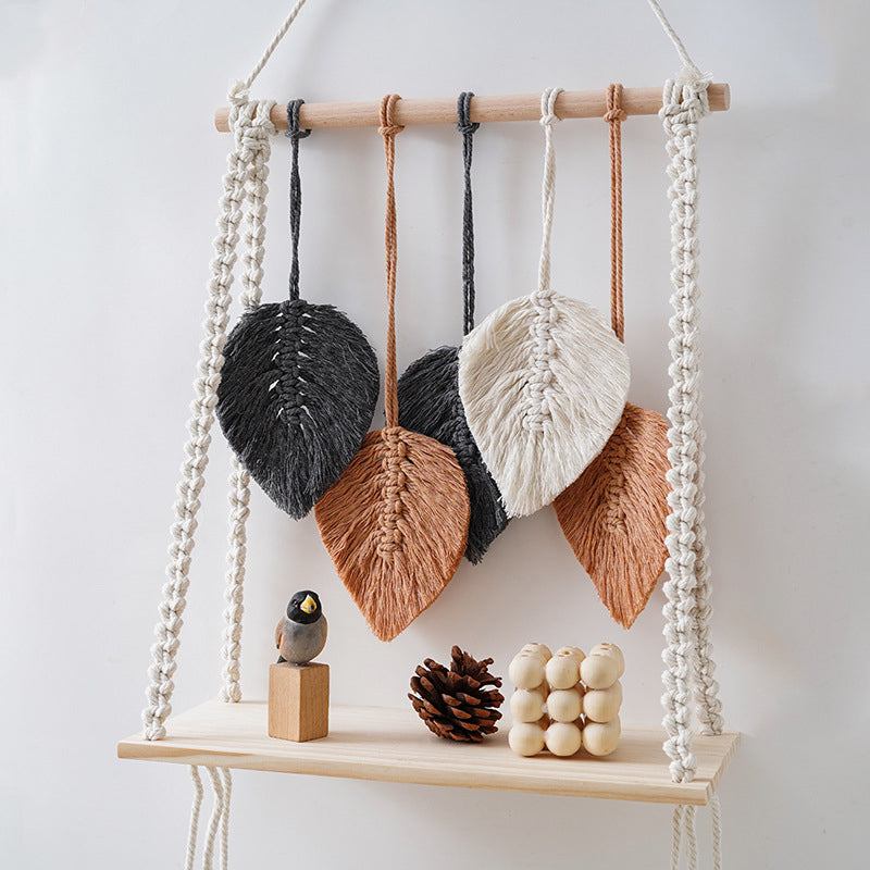 Cotton rope woven tapestry