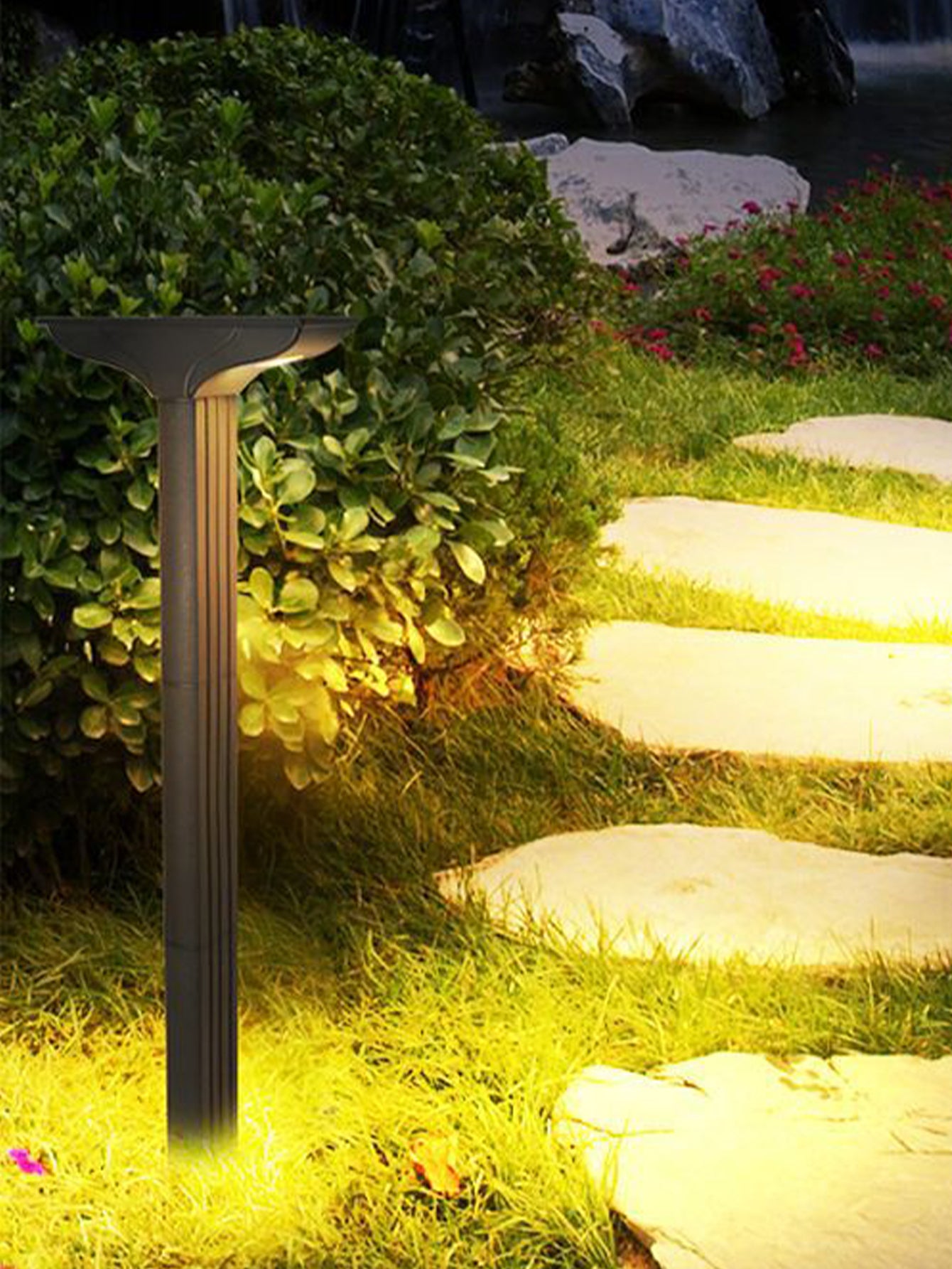 Waterproof ground plug light for villa courtyard decoration