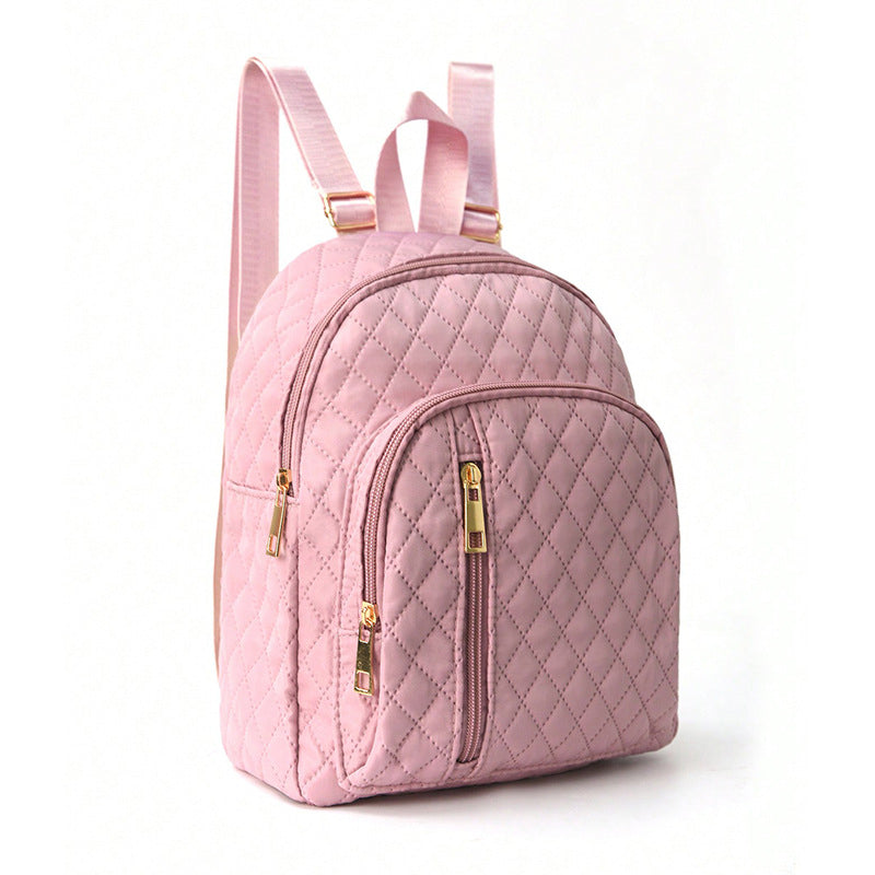 Minimalist commuter quilted backpack