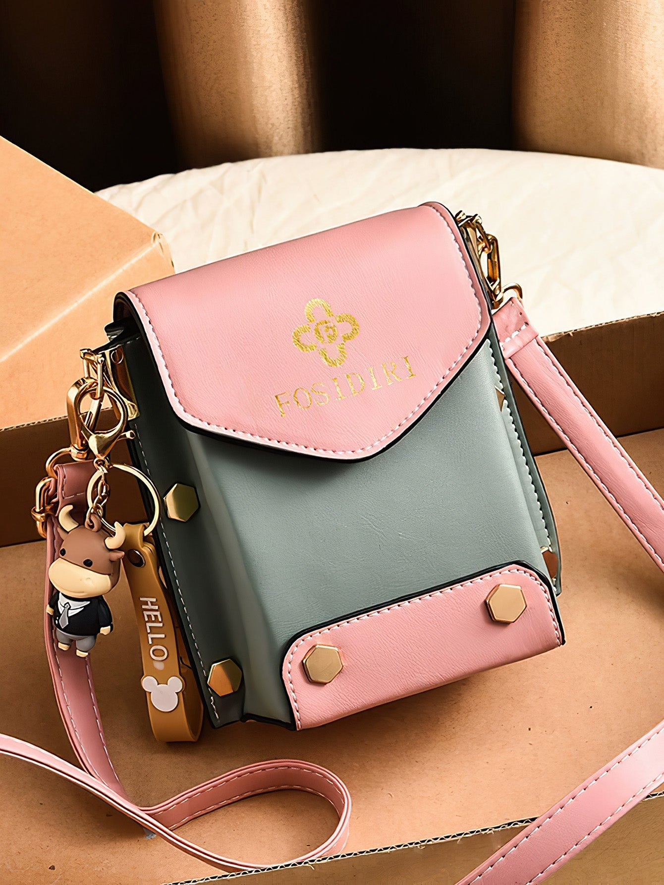 Vintage-Inspired Mini Phone Crossbody Bag: Sweet Functional - 9 Colours