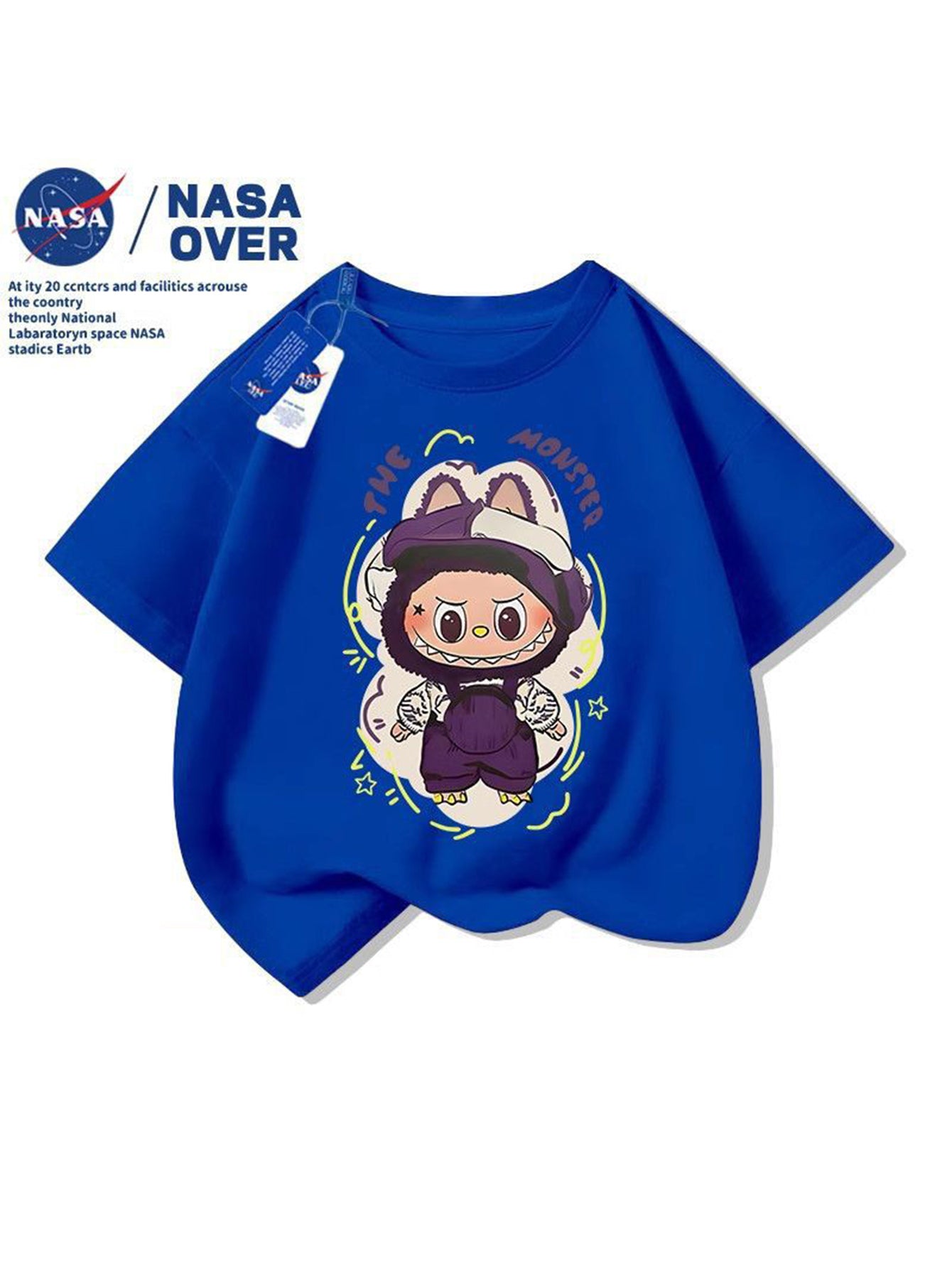 Labubu children's cotton short-sleeved T-shirt
