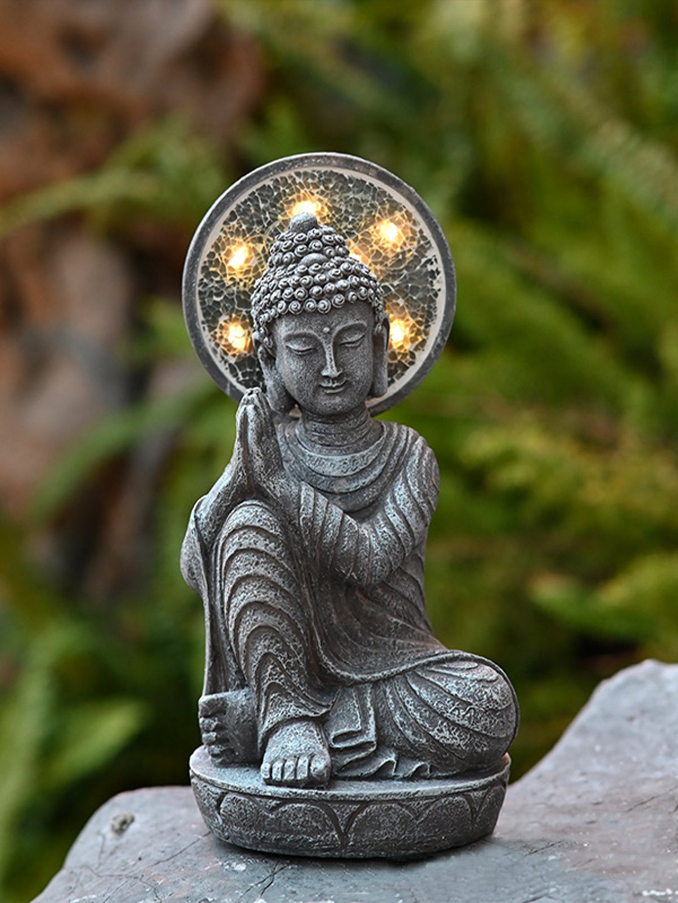Zen Buddha Solar Ornaments