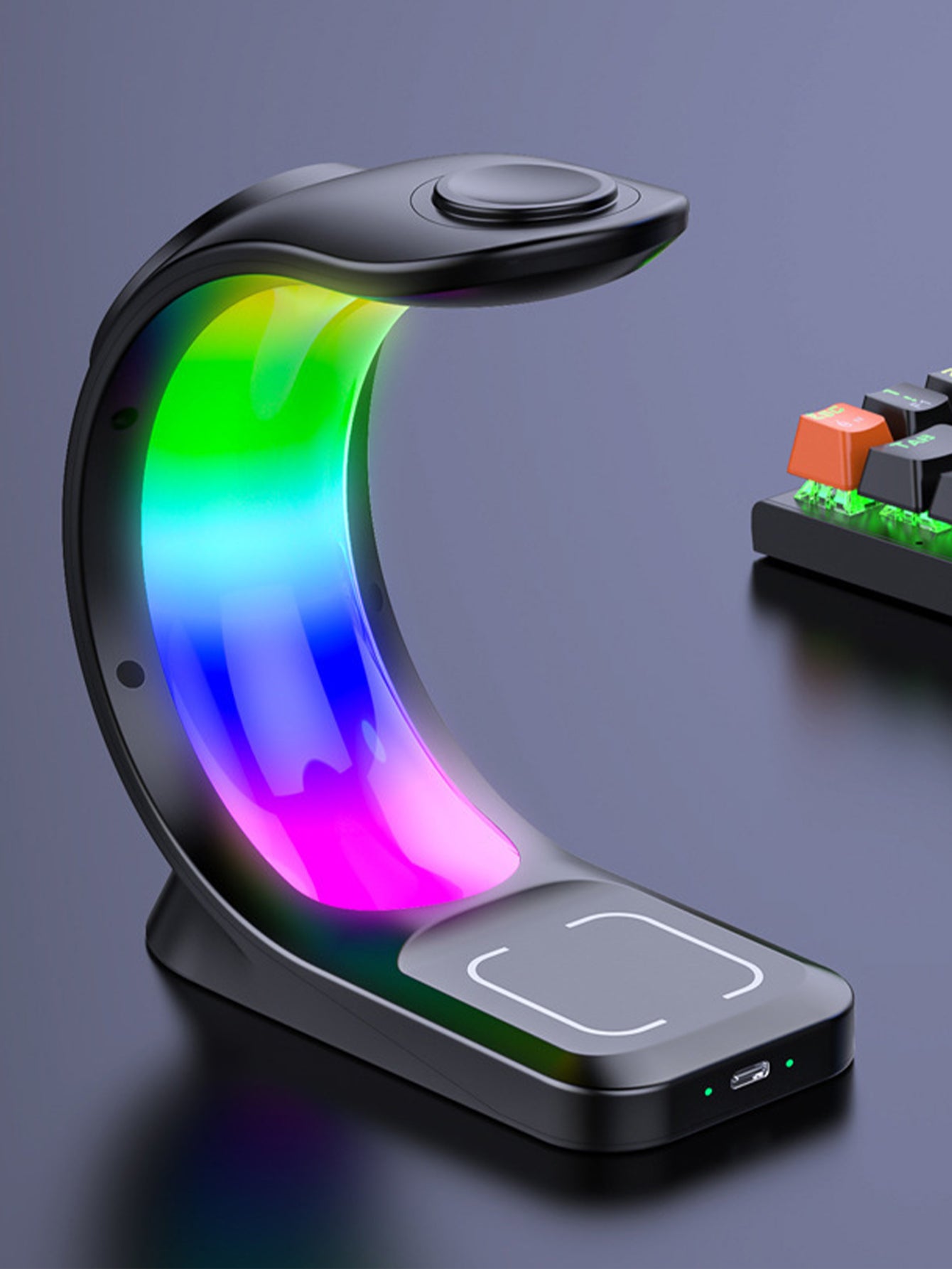 Three-in-one magnetic wireless charger
