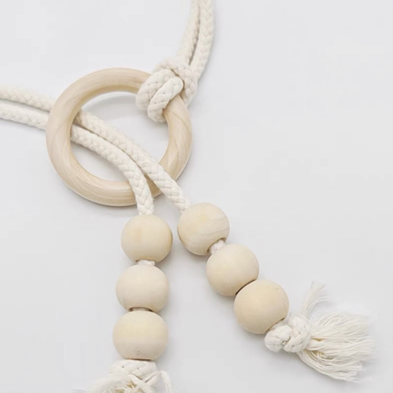 Punch-free curtain tie