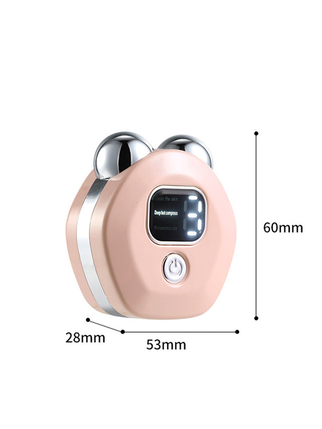 Multifunctional double ball roller microcurrent beauty instrument