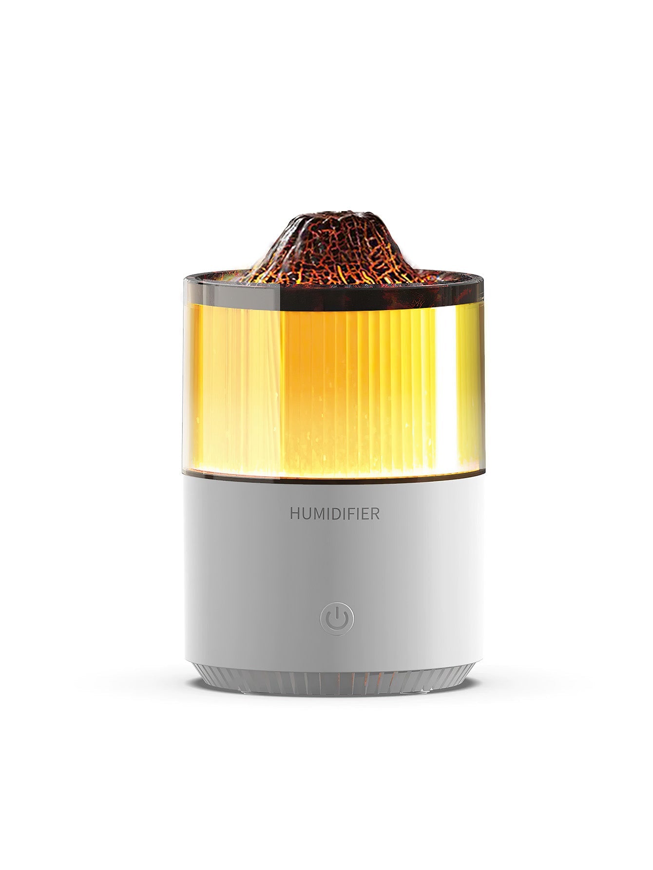 Volcanic Rock Night Light Aroma Diffuser with Flame Effect - 2 Colours