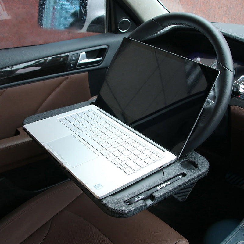 Car steering wheel table