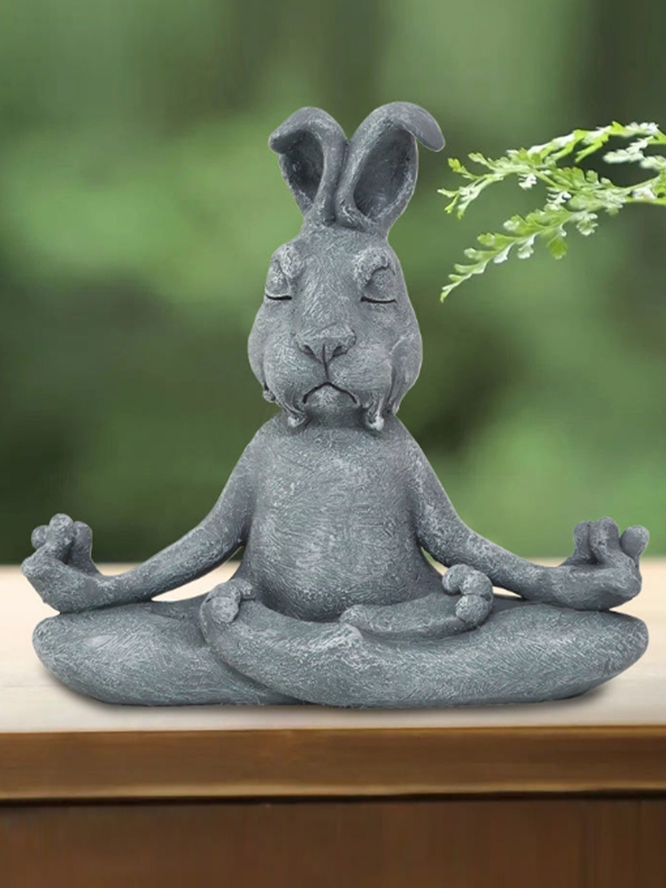 Adorable animal meditation ornament resin garden courtyard decoration -4 options