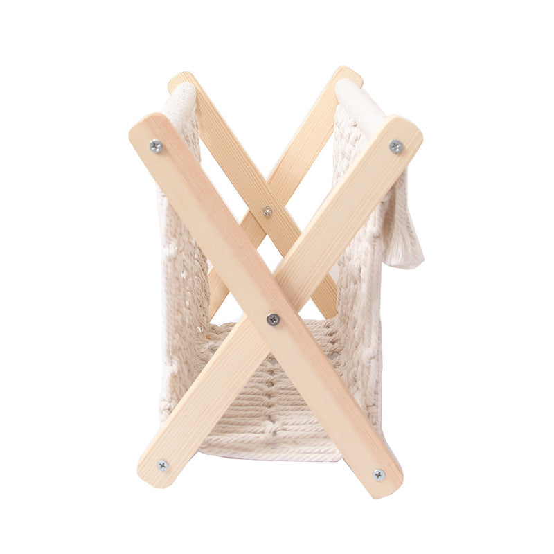Cotton rope woven storage rack