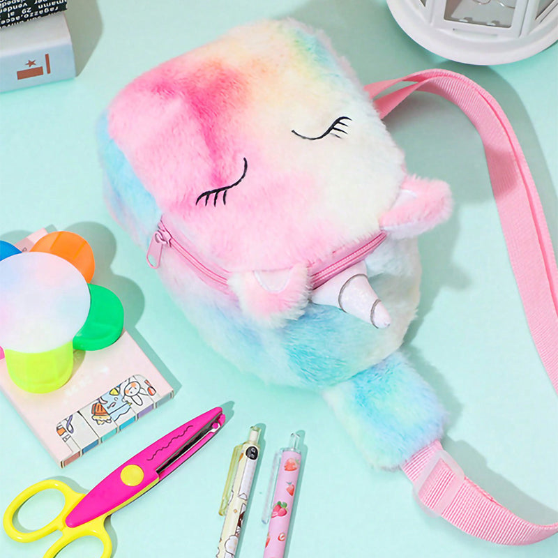 Unicorn cartoon children's chest bag