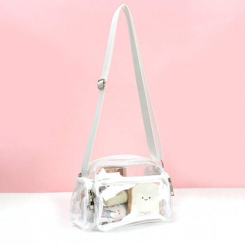 Transparent crossbody bag