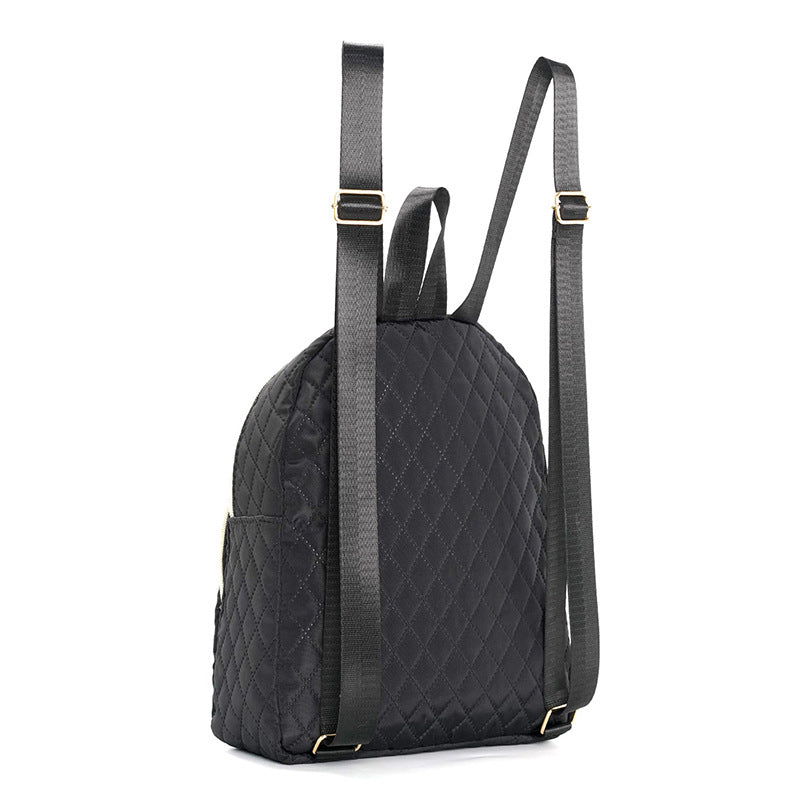 Minimalist commuter quilted backpack