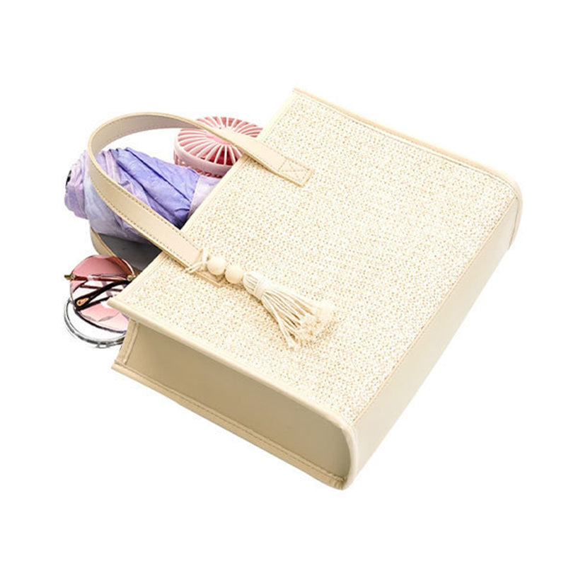 Straw tote bag