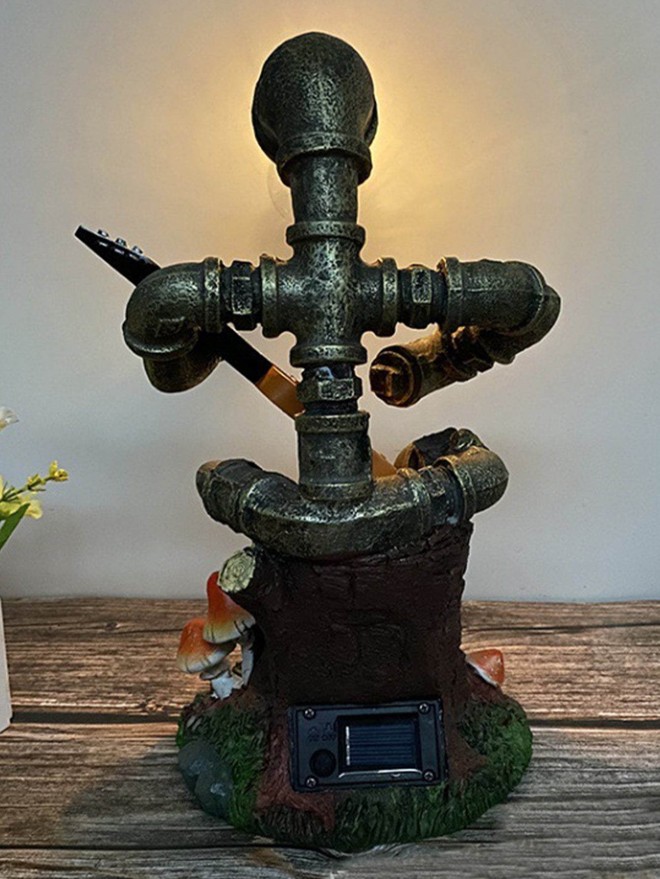 Solar Garden Statue