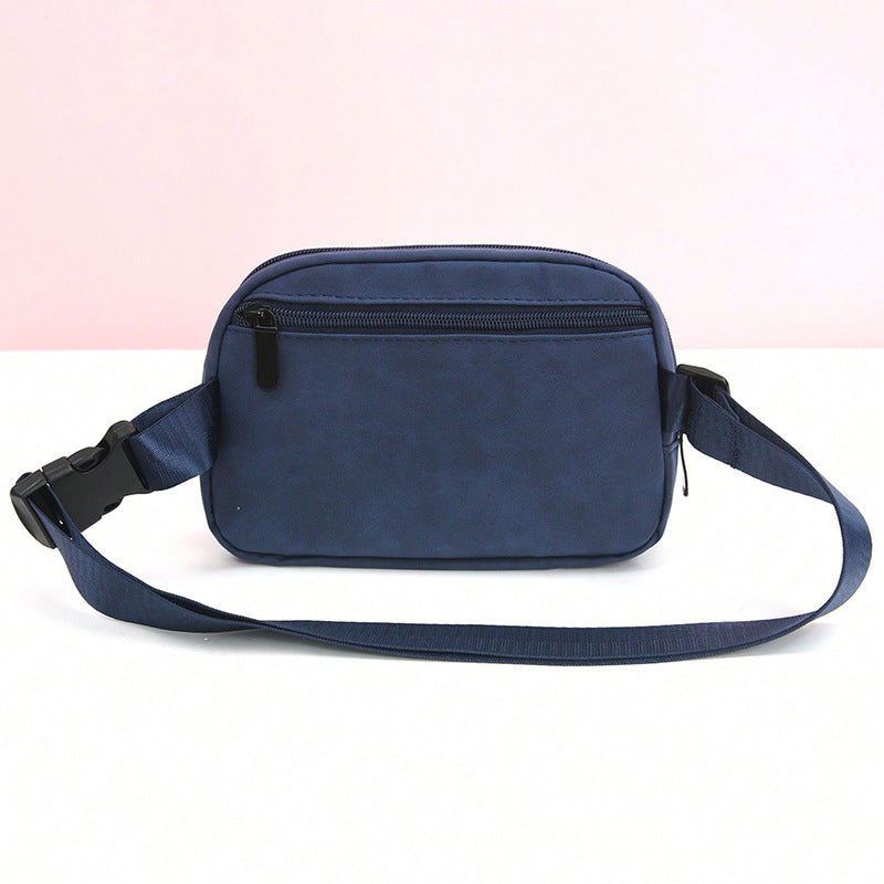 Suede waterproof chest bag