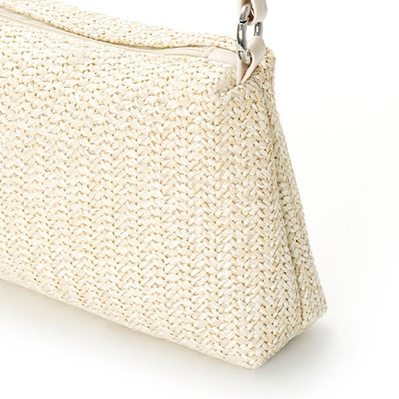 Summer holiday style woven handbag