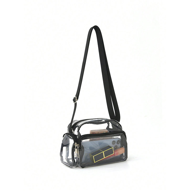 Transparent crossbody bag