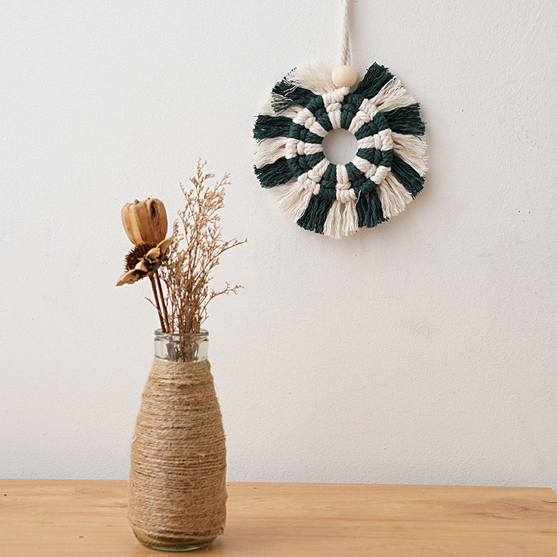 Hand-woven Bohemian ornaments