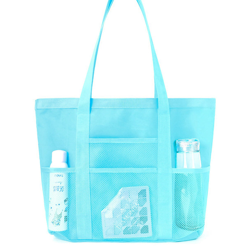 Foldable mesh beach bag
