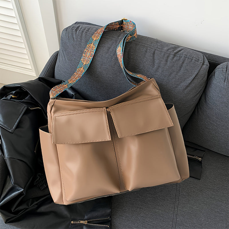 Artistic workwear messenger bag