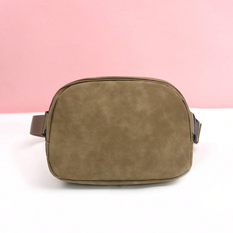 Suede waterproof chest bag