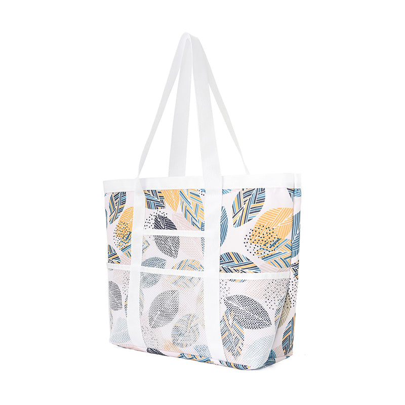 Hollow mesh beach bag