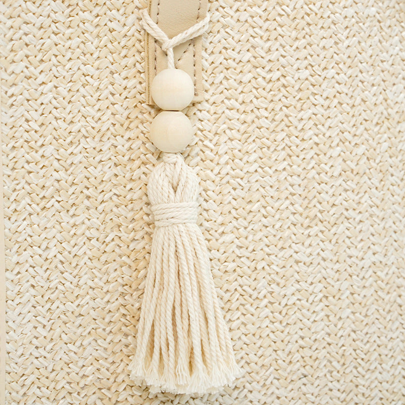 Straw tote bag