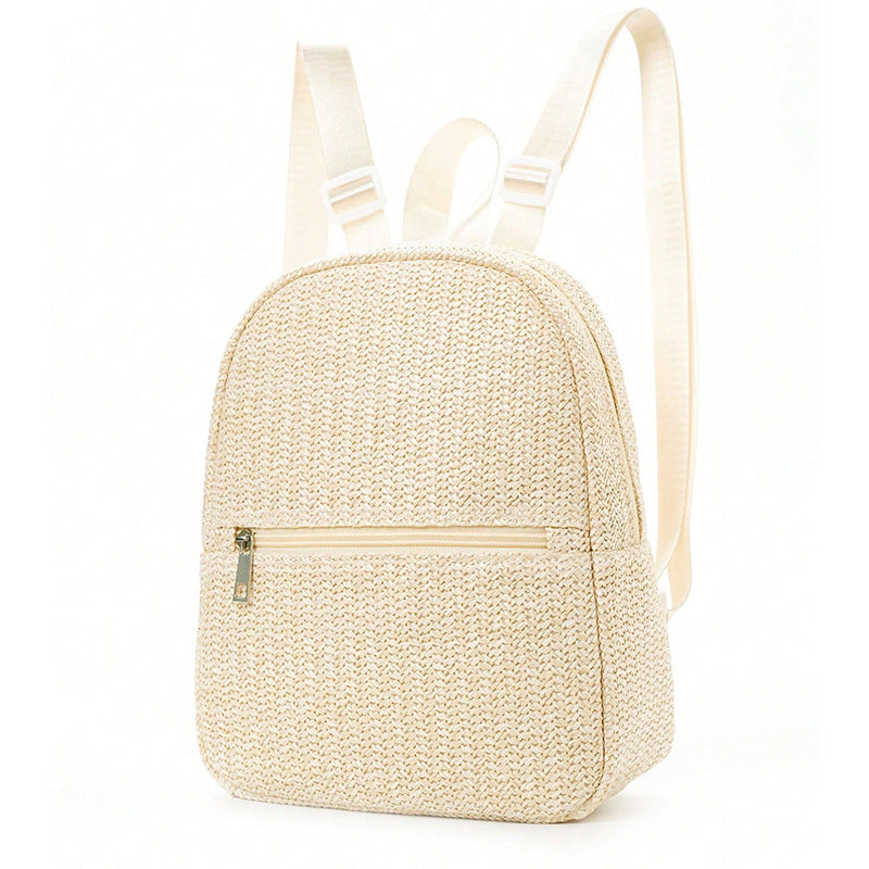 Printed nylon backpack
