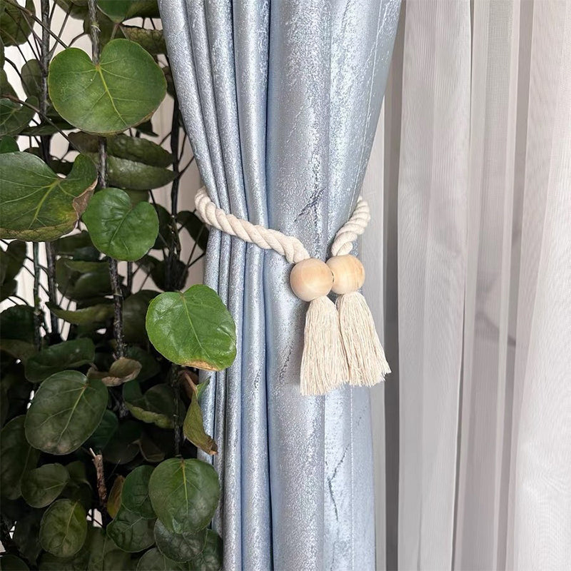 Log Magnetic Buckle Tassel Tie Cord