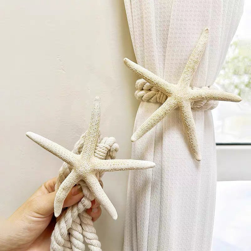 Starfish decorative curtain tie