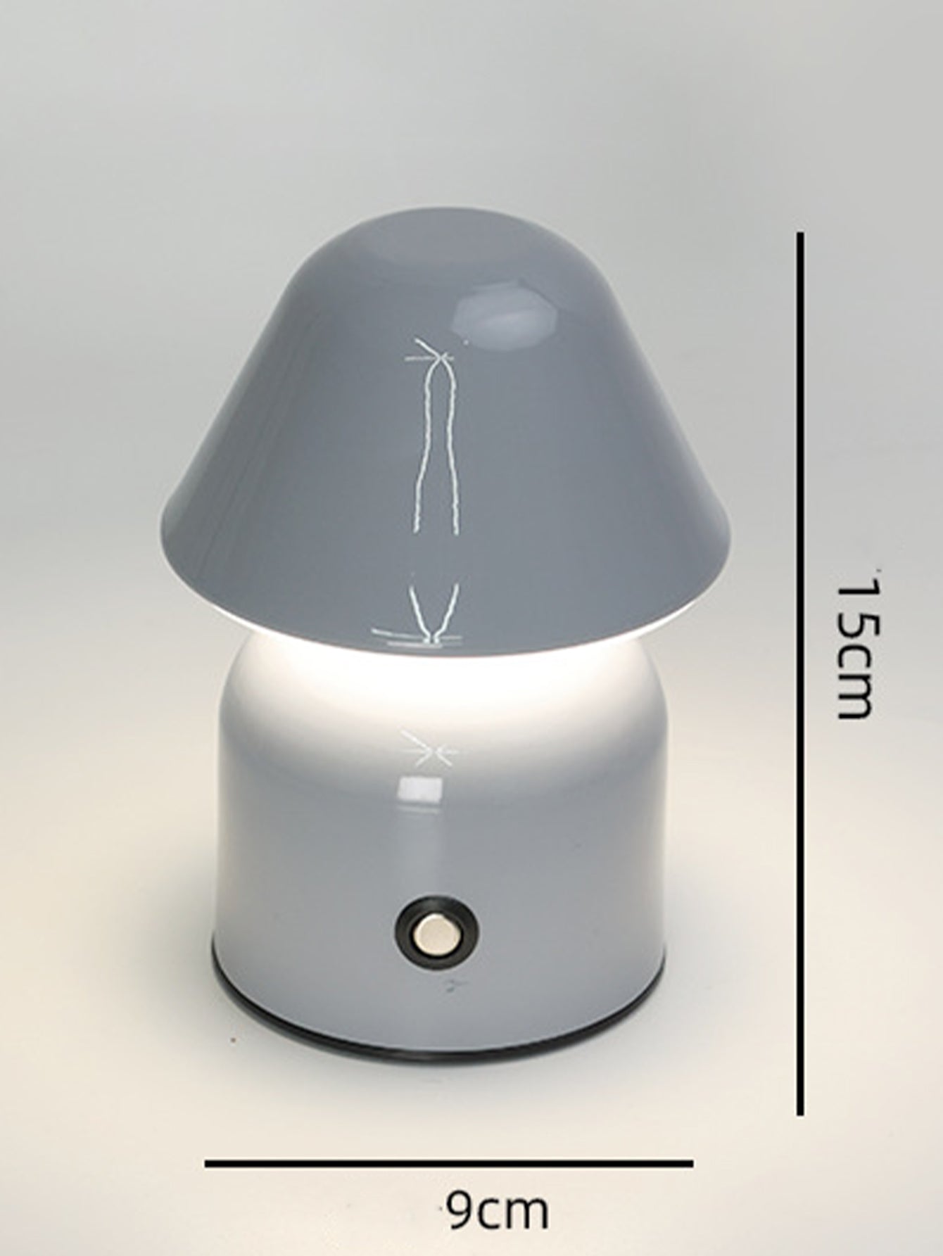 Pleated Mushroom Lamp LED